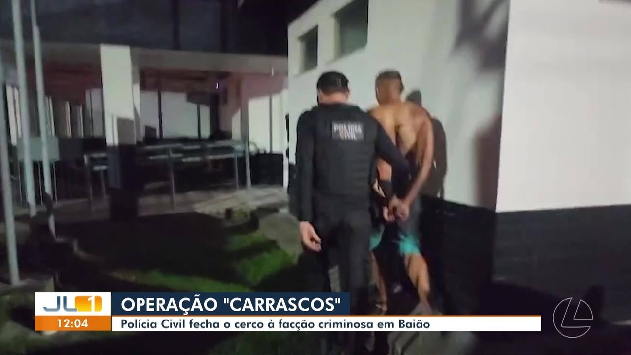 Operação policial prende 4 suspeitos de integrar facção criminosa em Baião, no PA