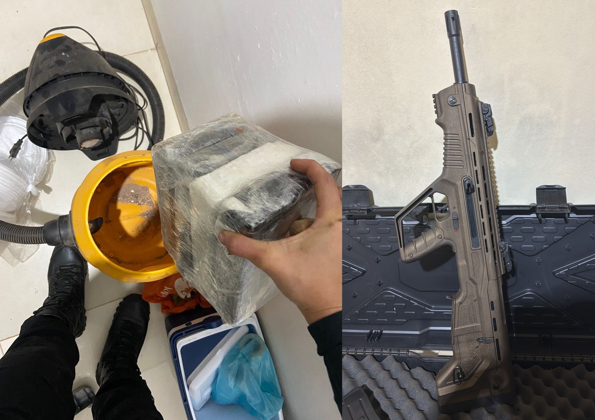 Operação policial no Pará apreende armas e cocaína escondida dentro de aspirador de pó  