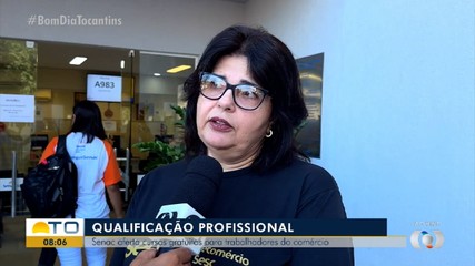 Cursos de capacitação para trabalhadores do comércio são ofertados em Araguaína