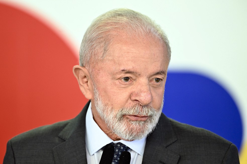 Lula durante entrevista no Palácio no Planalto em 3 de junho de 2025 — Foto: Evaristo Sá/AFP