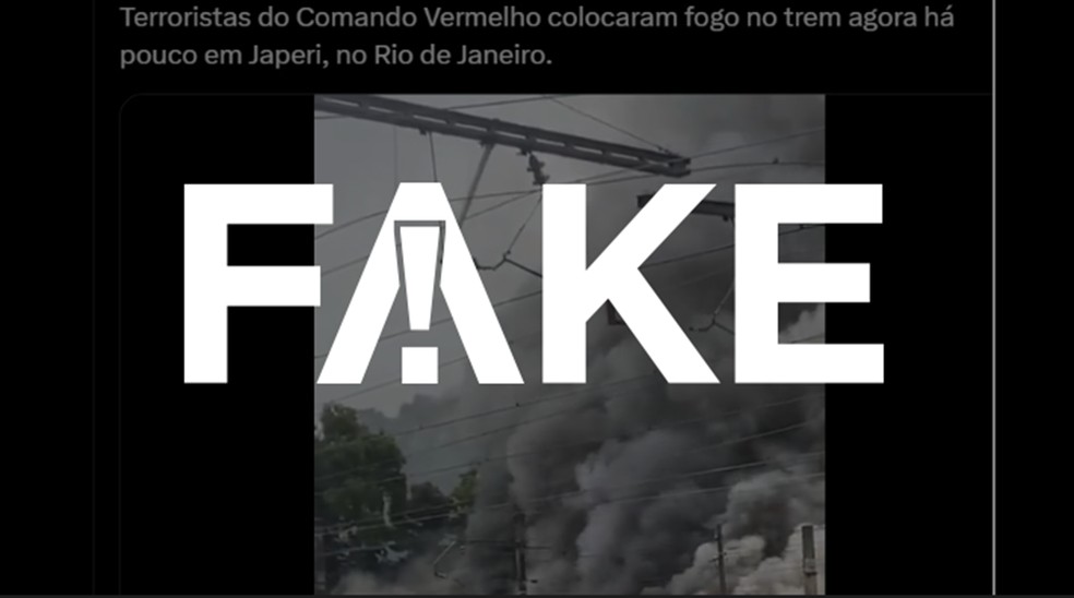 Megaoperação não impactou fluxo de trens — Foto: g1