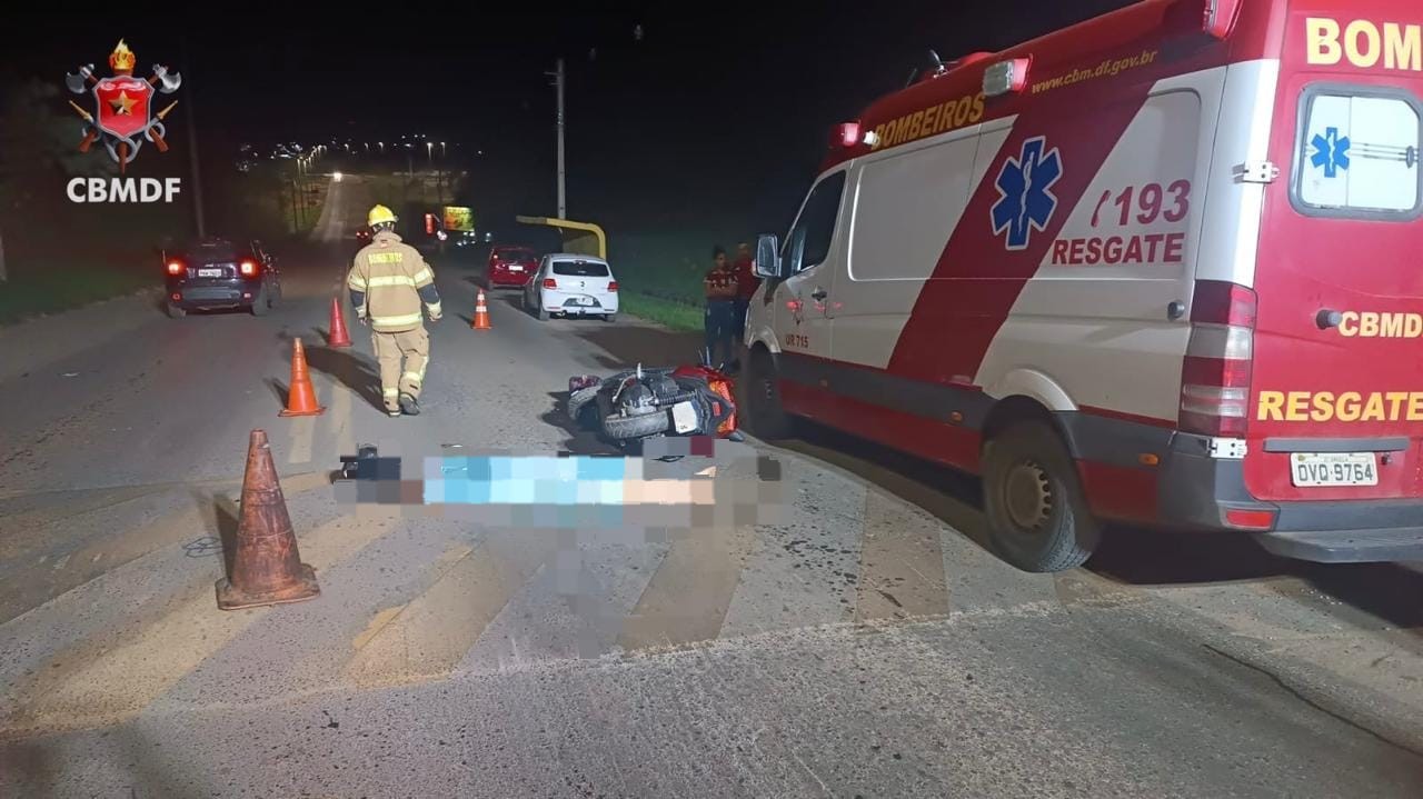 DF registra seis acidentes de trânsito na madrugada com uma pessoa morta e outras sete feridas