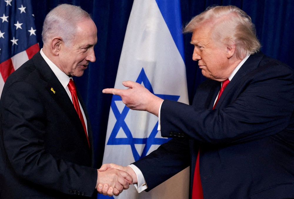 Trump garante que Benjamin Netanyahu não será detido em solo americano