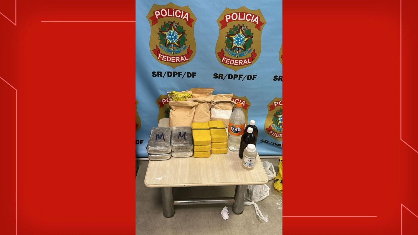 Mulher com bebê de 8 meses é presa transportando 10 kg de drogas no Aeroporto de Brasília