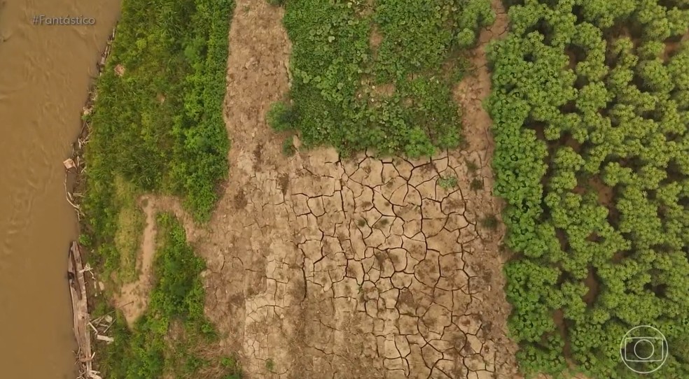 Seca na regi&atilde;o Norte do Brasil &mdash; Foto: TV Globo/Reprodu&ccedil;&atilde;o