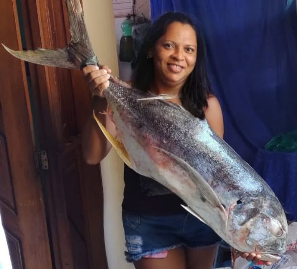 Peixe pescado em Natal — Foto: Divulgação/cedida