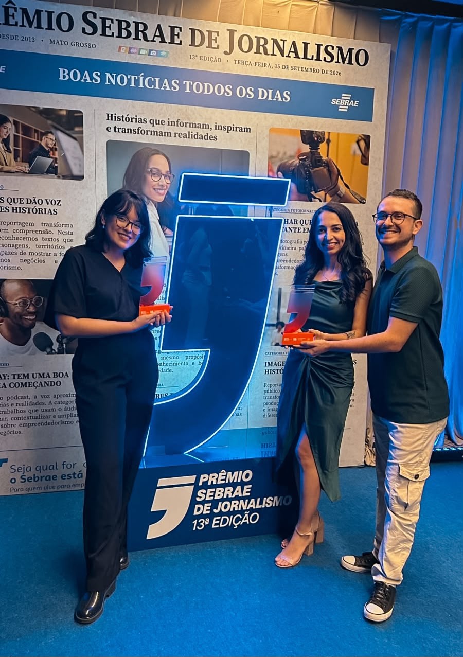 Reportagens do g1 MT vencem prêmio Sebrae de jornalismo pelo 3° ano consecutivo