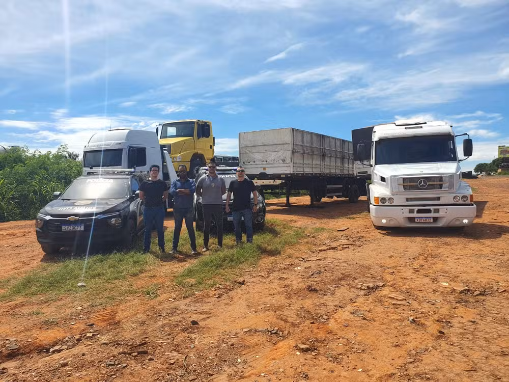 Polícia Civil prende vigia e descobre galpão usado para desmanche de veículos de carga em Uberlândia