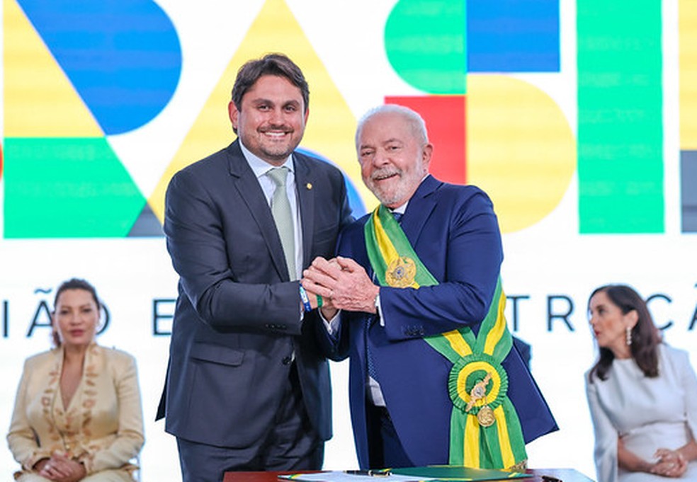 Lula e Juscelino Filho — Foto: Ricardo Stuckert/PR