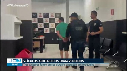 Suspeitos de vender veículos apreendidos são presos em Araguaína; entenda
