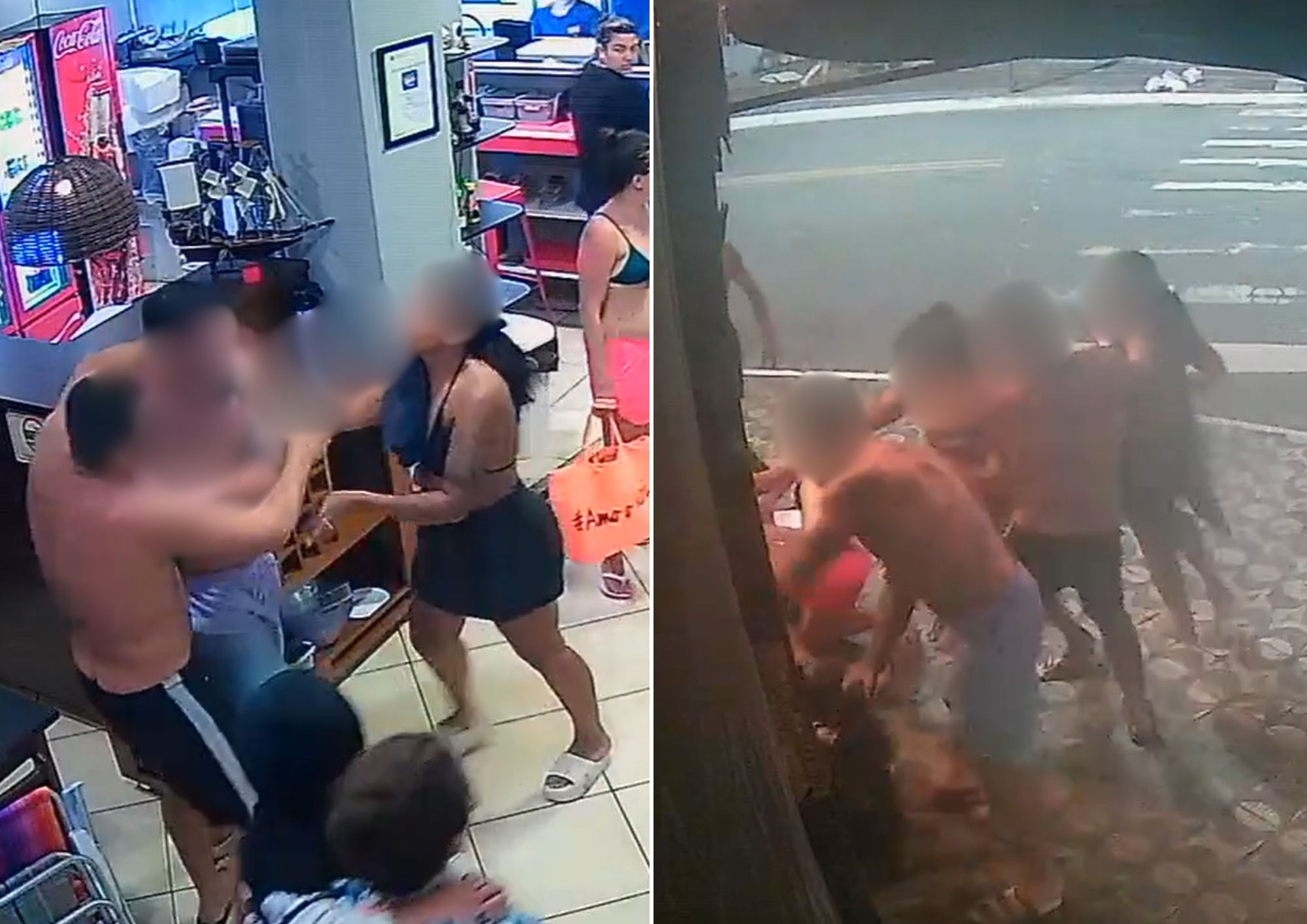 Homem agride funcionária após ser impedido de usar banheiro feminino em restaurante no litoral de SP; VÍDEO