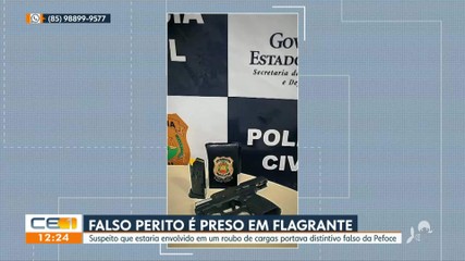 Falso perito é preso em flagrante 