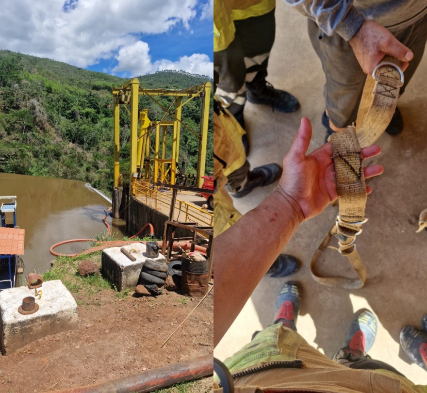 Mergulhador desaparece durante reparo em hidrelétrica de Mariana