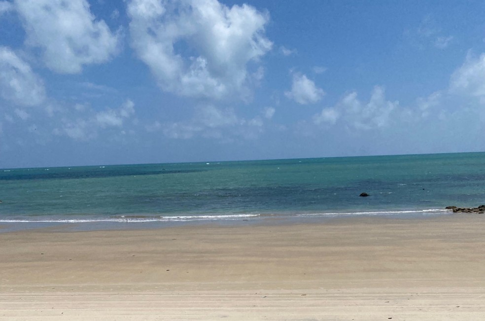 Praia de Jacumã, na Grande Natal — Foto: Augusto César Gomes