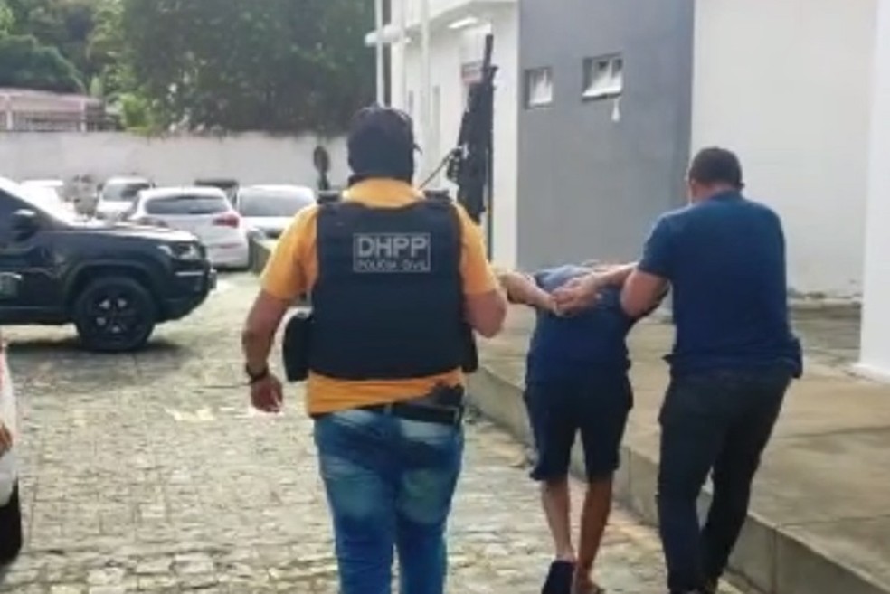 Suspeito foi preso nesta quinta-feira (25) em Campina Grande — Foto: PCRN/Divulgação