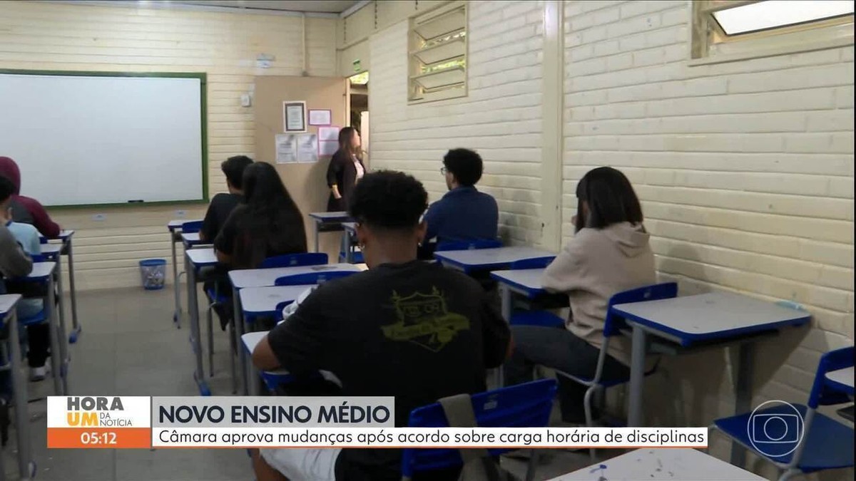 Câmara aprova o Novo Ensino Médio após acordo sobre carga horária de matérias obrigatórias
