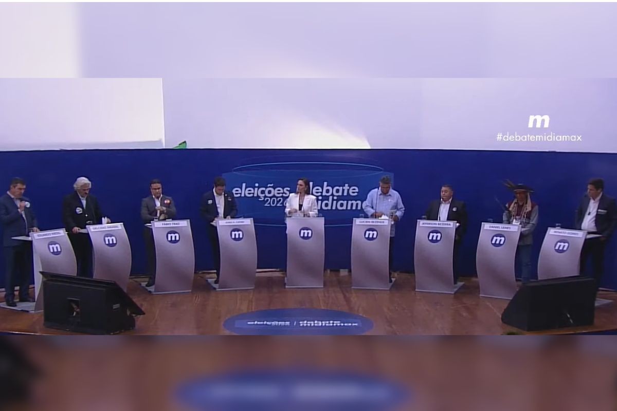 Debate entre candidatos ao governo de MS tem troca de acusações e críticas à gestão estadual