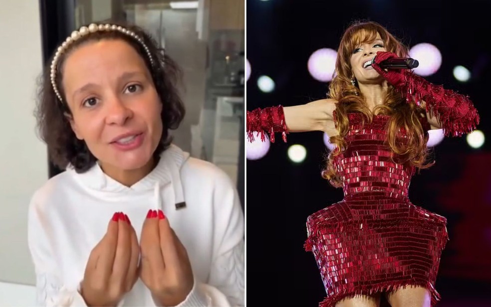 Cantora de Goiás, Maiara fala sobre a calvície — Foto: Reprodução/Redes sociais de Maiara e Erico Andrade/g1