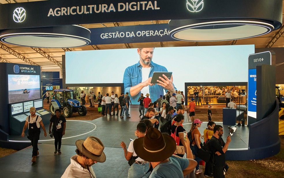 Aplicativos e inteligência artificial são alguns dos pontos altos da Agrishow 2024 em Ribeirão Preto, SP — Foto: Érico Andrade/g1