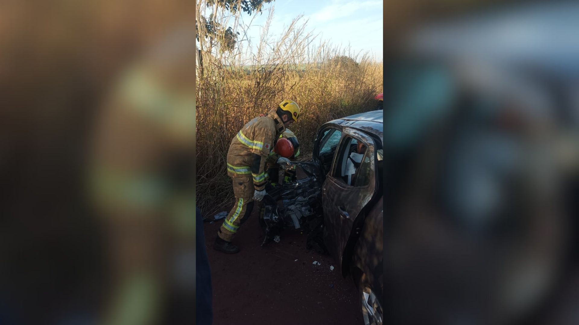 Motorista fica gravemente ferido após bater na traseira de caminhão na MGC-154 em Ituiutaba 
