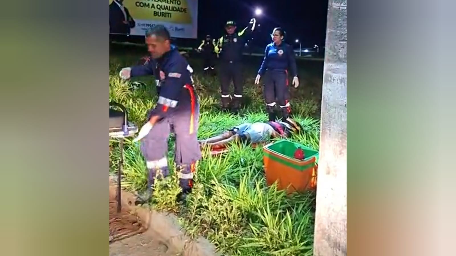 Acidente entre carro e moto deixa duas pessoas gravemente feridas no Residencial Buriti em Santarém