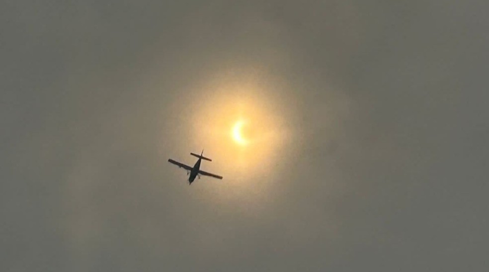 Eclipse solar anular em Manaus &mdash; Foto: Brayan Riker/Divulga&ccedil;&atilde;o