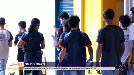 Estudantes têm até últimos minutos desta sexta-feira (7) para se inscreverem no Enem