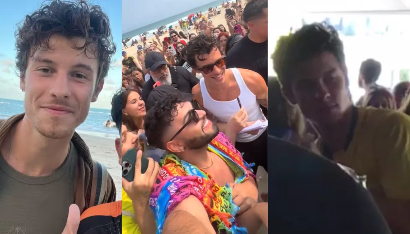 Atração do Lolla, Shawn Mendes já deu vários rolês pelo Brasil, de jogo em bar goiano a passeios em praias