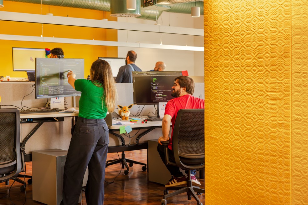 Novo centro de engenharia do Google em São Paulo. — Foto: Divulgação/Google