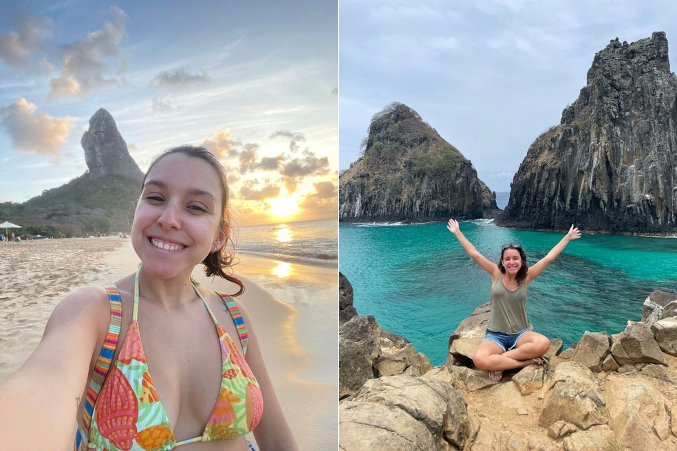 Apesar de não conhecer Forte dos Remédios, Natalia diz ter aproveitado outros pontos turísticos — Foto: Arquivo Pessoal