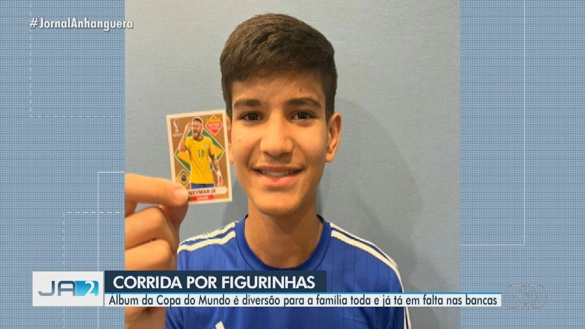 Moradora de Santos encontra figurinha rara de Neymar no 1°pacote comprado  para álbum da Copa