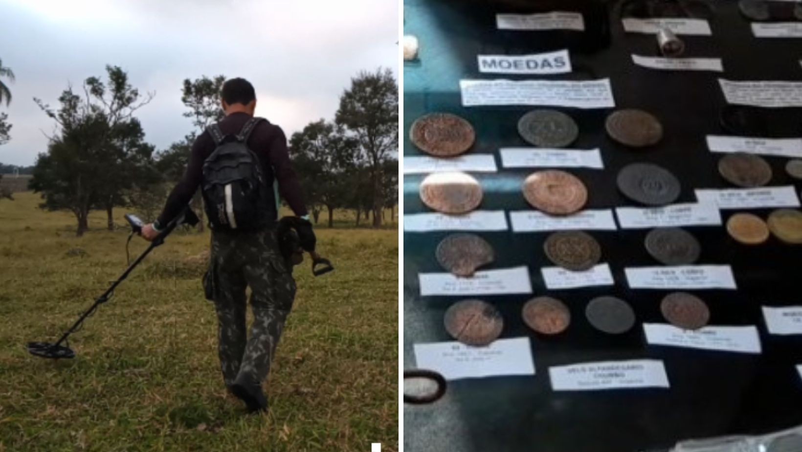 ‘Caçador de relíquias', morador do interior de SP tem coleção com mais de 200 moedas da época colonial e imperial do Brasil 