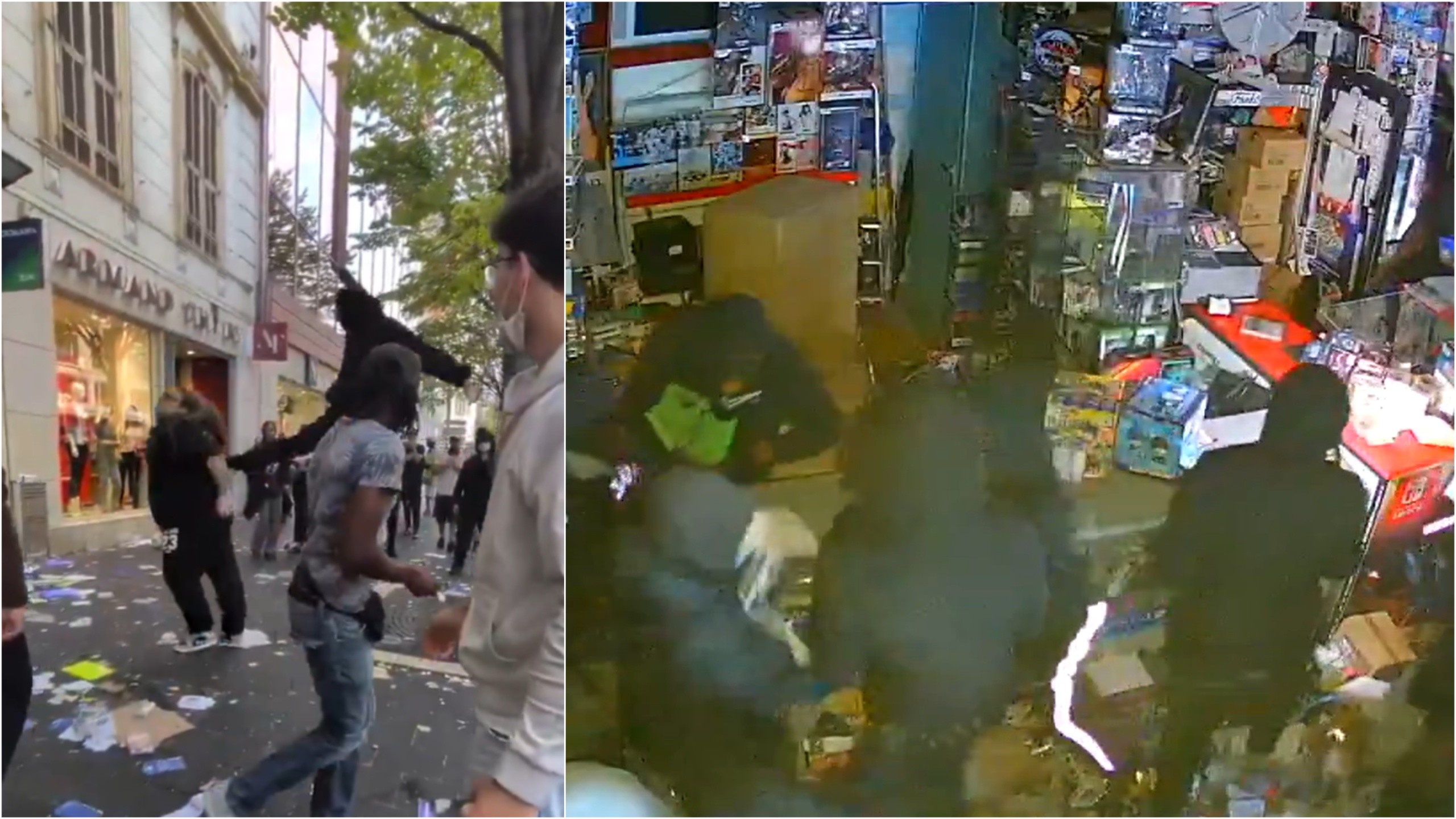 Protestos na França: VÍDEO mostra loja de games sendo saqueada após vendedor levar 'voadora' nas costas