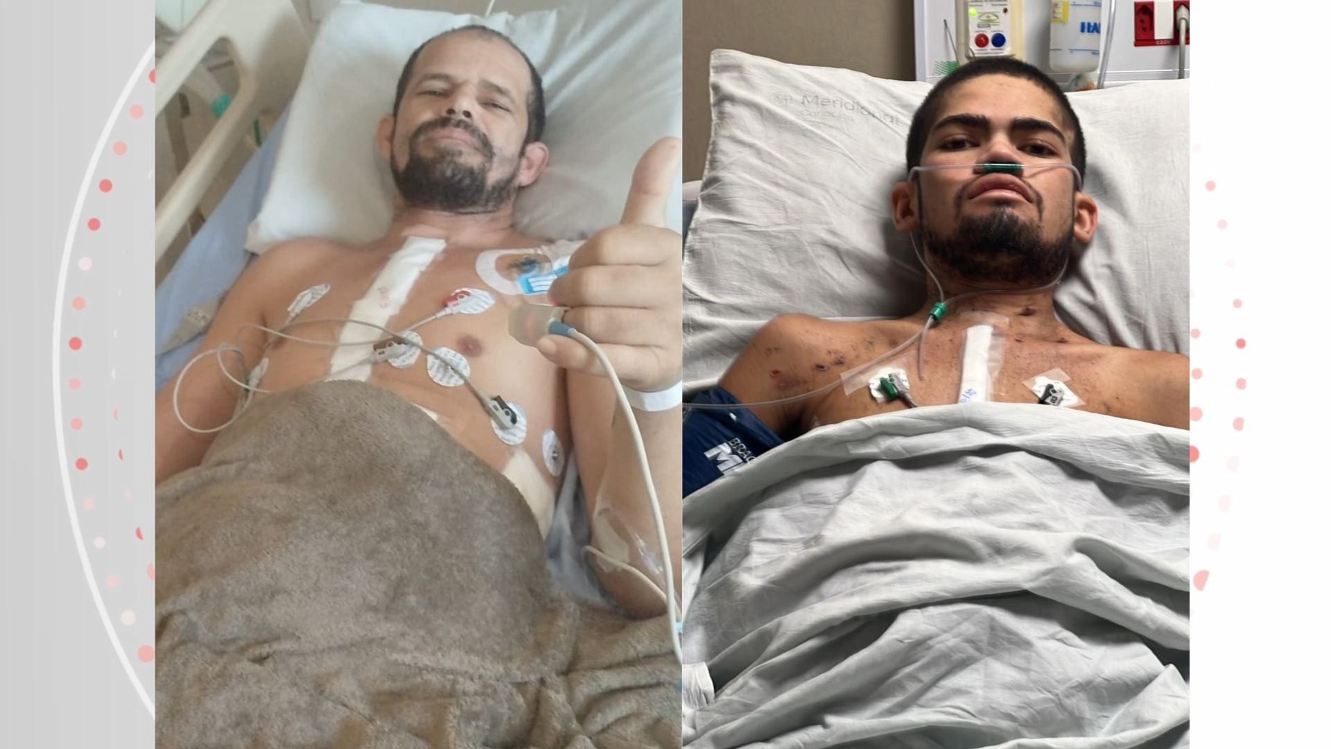 Pai e filho recebem transplante de coração em menos de dois meses no ES