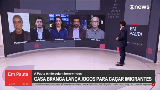 Casa Branca lança jogos clássicos em que imigrantes são caçados para deportação - Programa: GloboNews em Pauta 