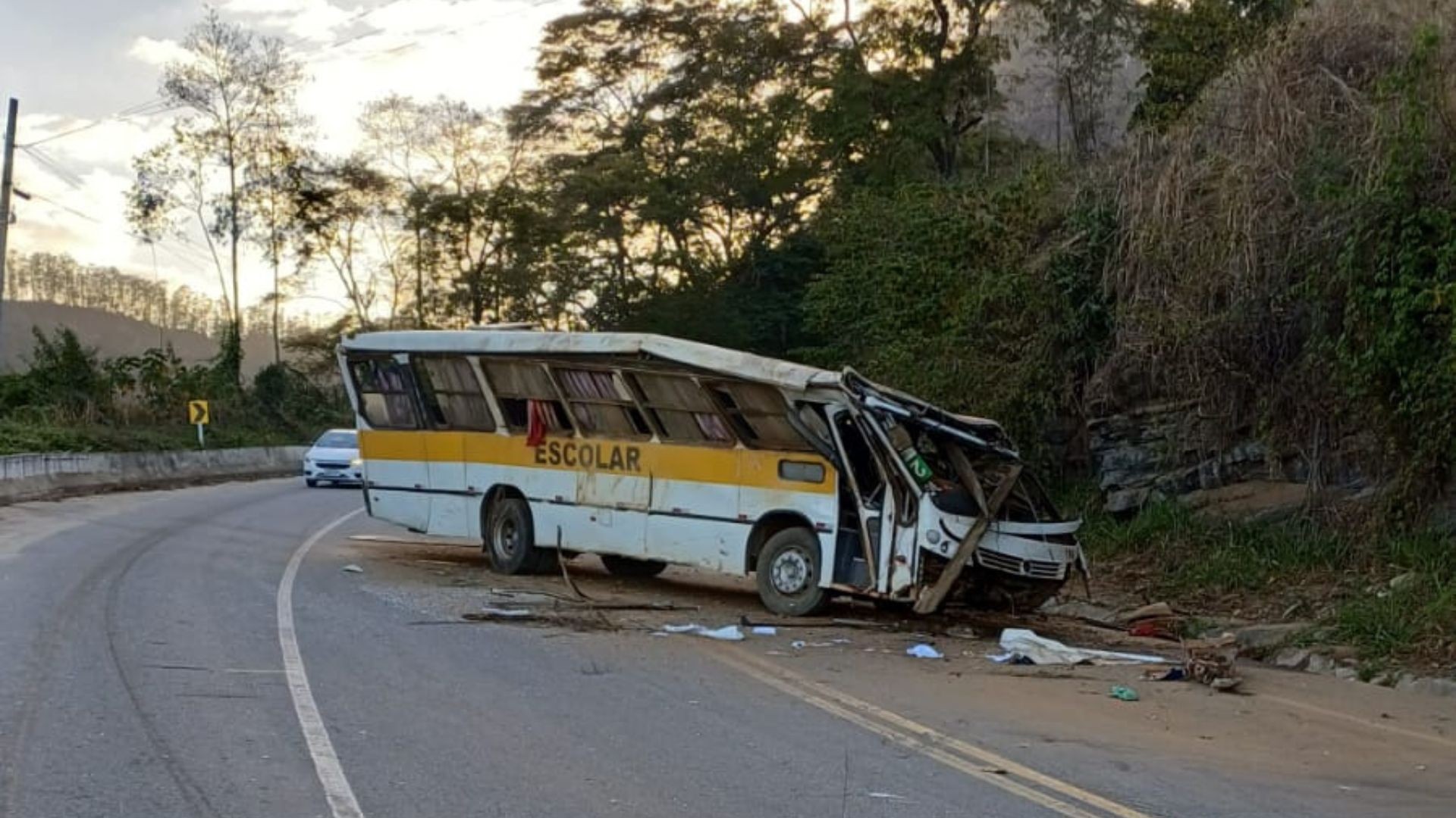 Motorista de ônibus morre sem acidente na 'Curva da Morte', no ES