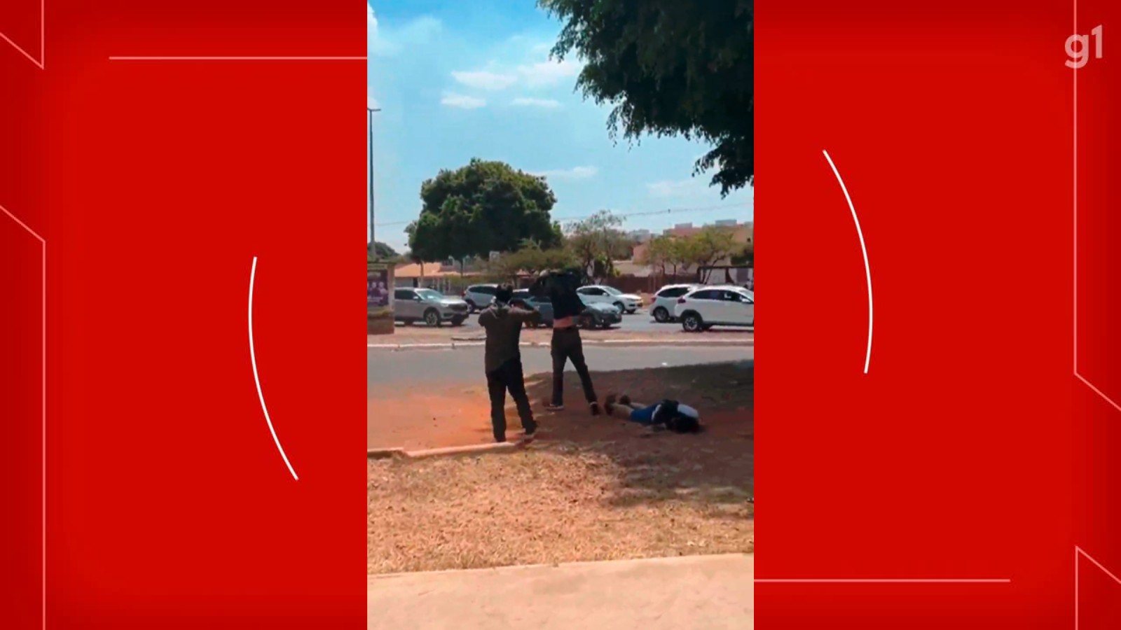 Estudante fica inconsciente após ser enforcado por jovem usando capuz em saída de escola no DF