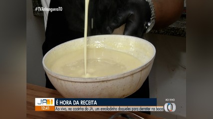 Confira o passo a passo do enroladinho de queijo no JA 1