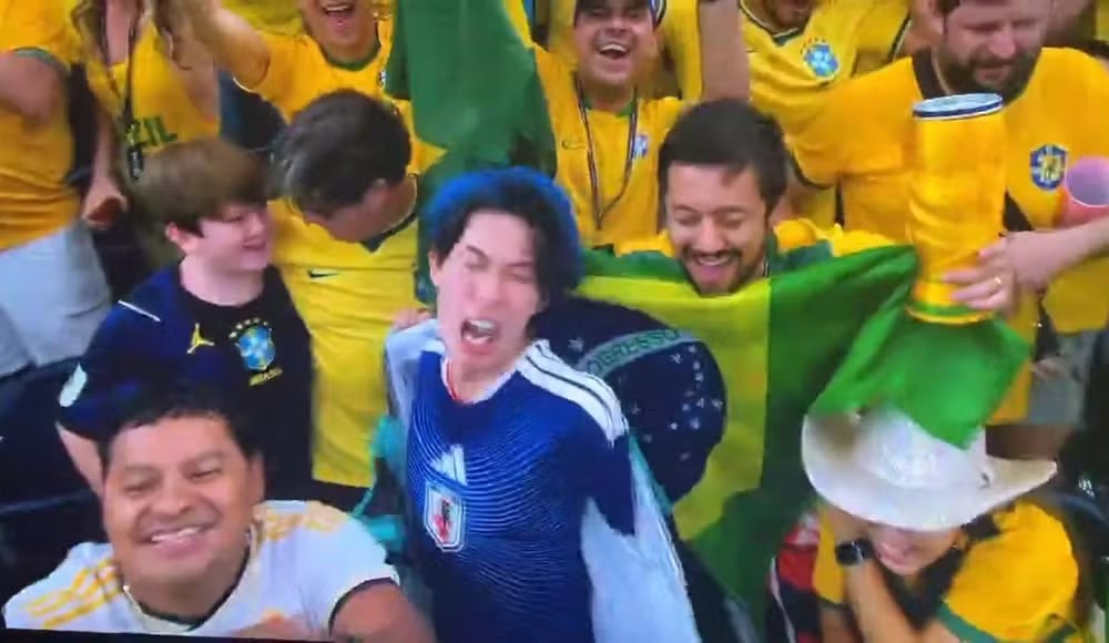 Memes: torcedor japonês tem ataque de raiva em meio à torcida brasileira e internet reage; veja