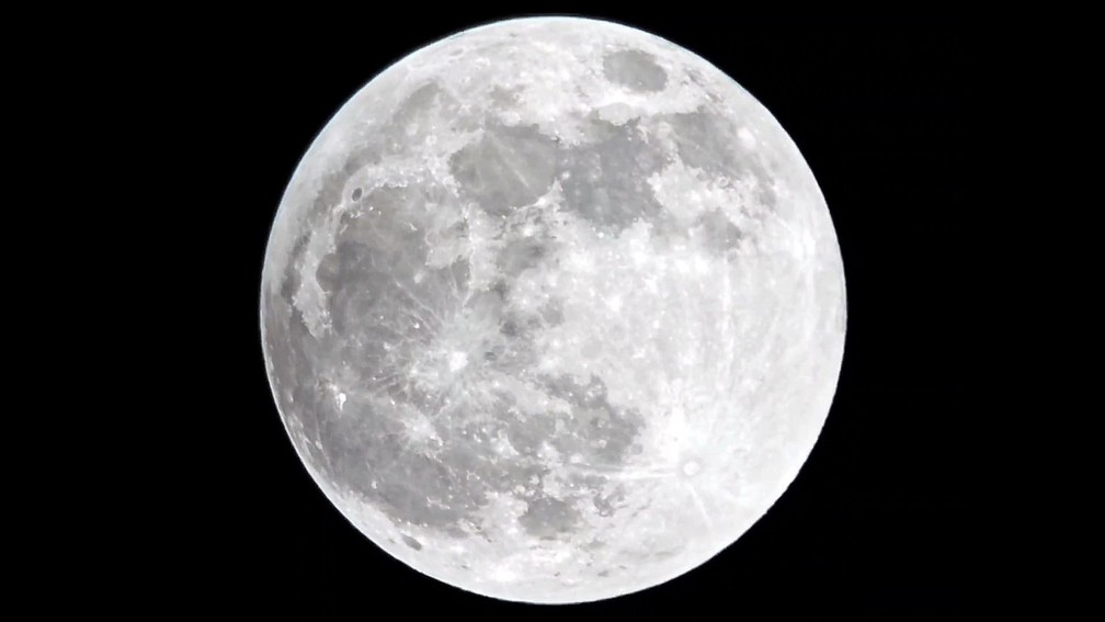 Superlua vista em 17 de setembro, em Goiás. — Foto: Arquivo Pessoal/Pedro Augusto