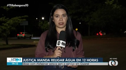Após 12 horas sem água, Justiça ordena religação para idosa com Alzheimer em Guaraí