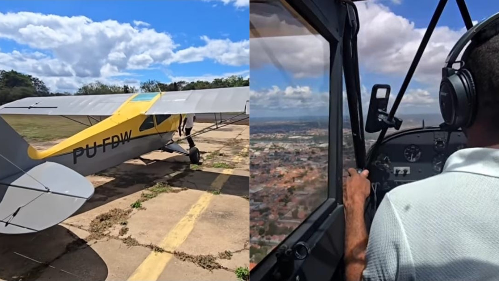 Avião de Jacinto Lay sobrevoa cemitério em homenagem ao neurocirurgião em Teresina; vídeo