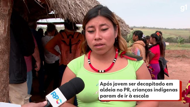 Após jovem ser decapitado em aldeia no PR， crianças indígenas param de ir à escola