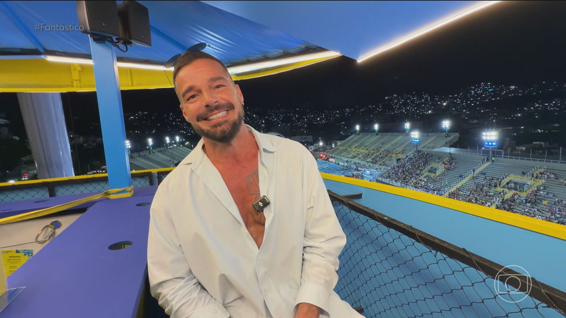 Ricky Martin volta à Sapucaí depois de quase 30 anos: 'experiência de estar aqui é única'