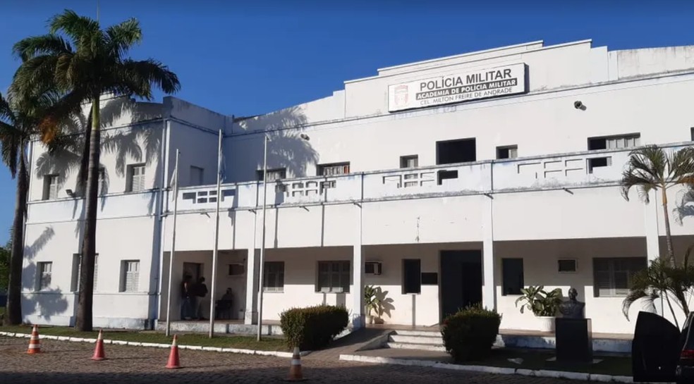 Academia da Polícia Militar do Rio Grande do Norte, em Natal — Foto: Sérgio Henrique Santos/Inter TV Cabugi/Arquivo