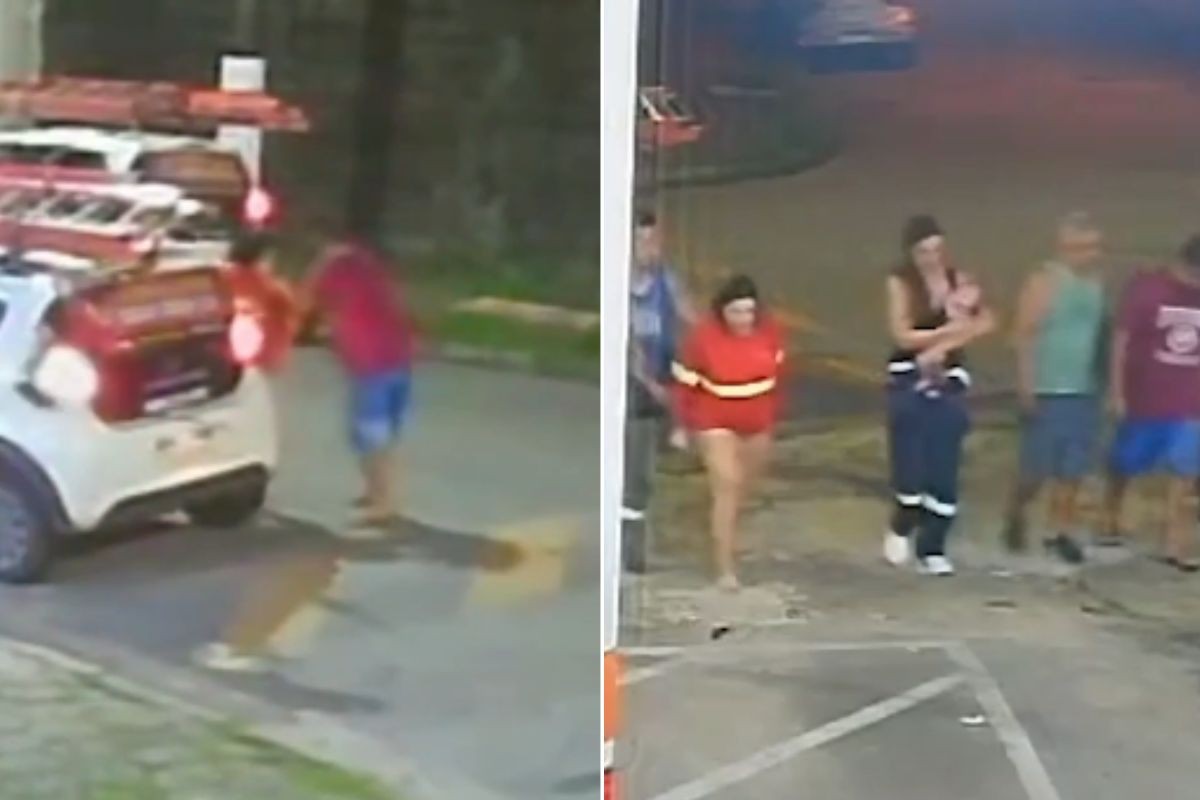 Bebê de 2 meses engasgado e sem respirar é salvo por socorrista do SAMU; VÍDEO