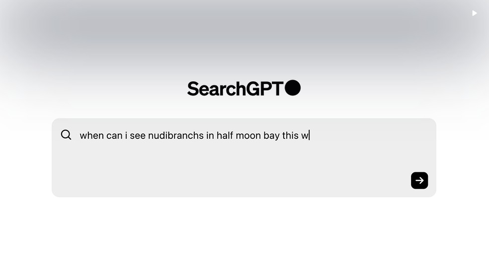 SearchGPT: OpenAI, dona do ChatGPT,  entra no mercado de buscas, que é dominado pelo Google — Foto: Reprodução/OpenAI