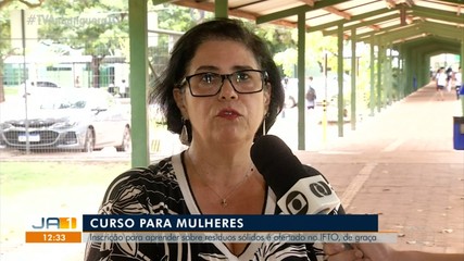 Curso de tratamento de resíduos sólios é ofertado gratuitamente pelo IFTO de Palmas