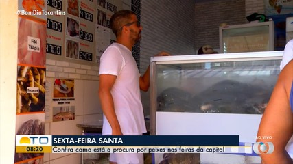 Confira como está a procura por peixes nas feiras nesta Sexta-Feira Santa