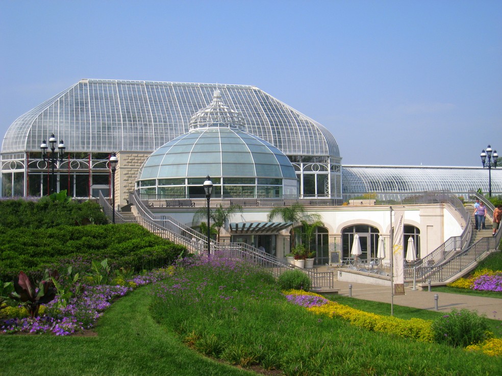 Phipps Conservatory & Botanical Gardens, em Pittsburgh (Estados Unidos)  Foto: Daderot/Wikipedia